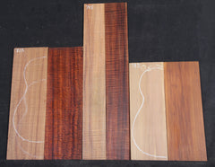 Exhibition Grade Curly Koa Baritone Ukulele set #715