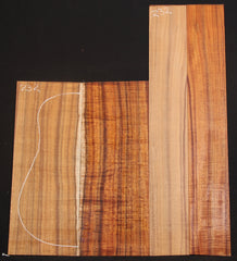 AAA Curly Koa jumbo guitar set #233